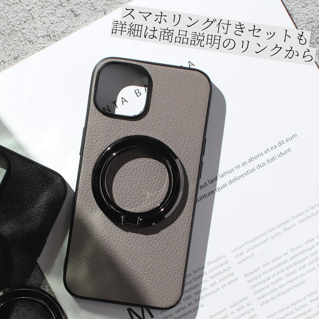 iphone ケース 本革 16 15 14 13 mini カード収納付き シンプル マグセーフ対応 レザー ベージュ