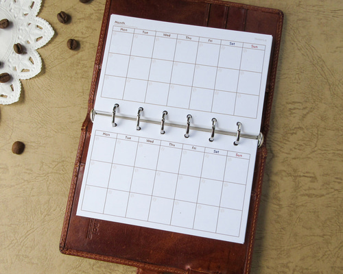 PLANNER M6バインダーリフィルセット Amazon | TraEn230 ミニ6穴 バインダー A7 ミニ6 メモ帳