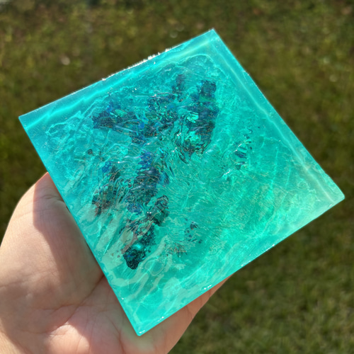 沖縄の海に魅了されて。 レジンアートで沖縄の自然を形に
