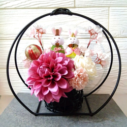 ひろりん様２点おまとめ♡クレイフラワー♡雛人形♡お雛様フラワーアレンジメント ひろりん様2点おまとめ♡クレイフラワー♡雛人形♡お雛様