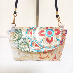 帯リメイクバッグ あずま袋、風呂敷袋、エコバッグ、ショッピング