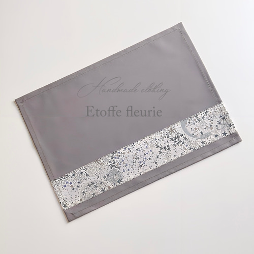 Libertyリバティ＊ランチョンマット＊アデラジャ＊グレー その他入園