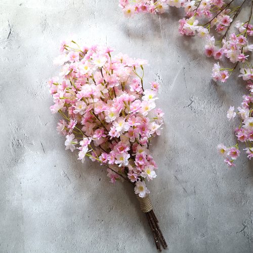 ❀ sa ku ra さくら 桜のブーケ M ❀ 桜 和装ブーケ 前撮り