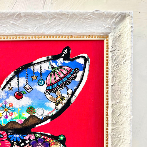 手描き絵画 butterfly 蝶々 アクリル画 絵画 inabayuka 通販 18828862