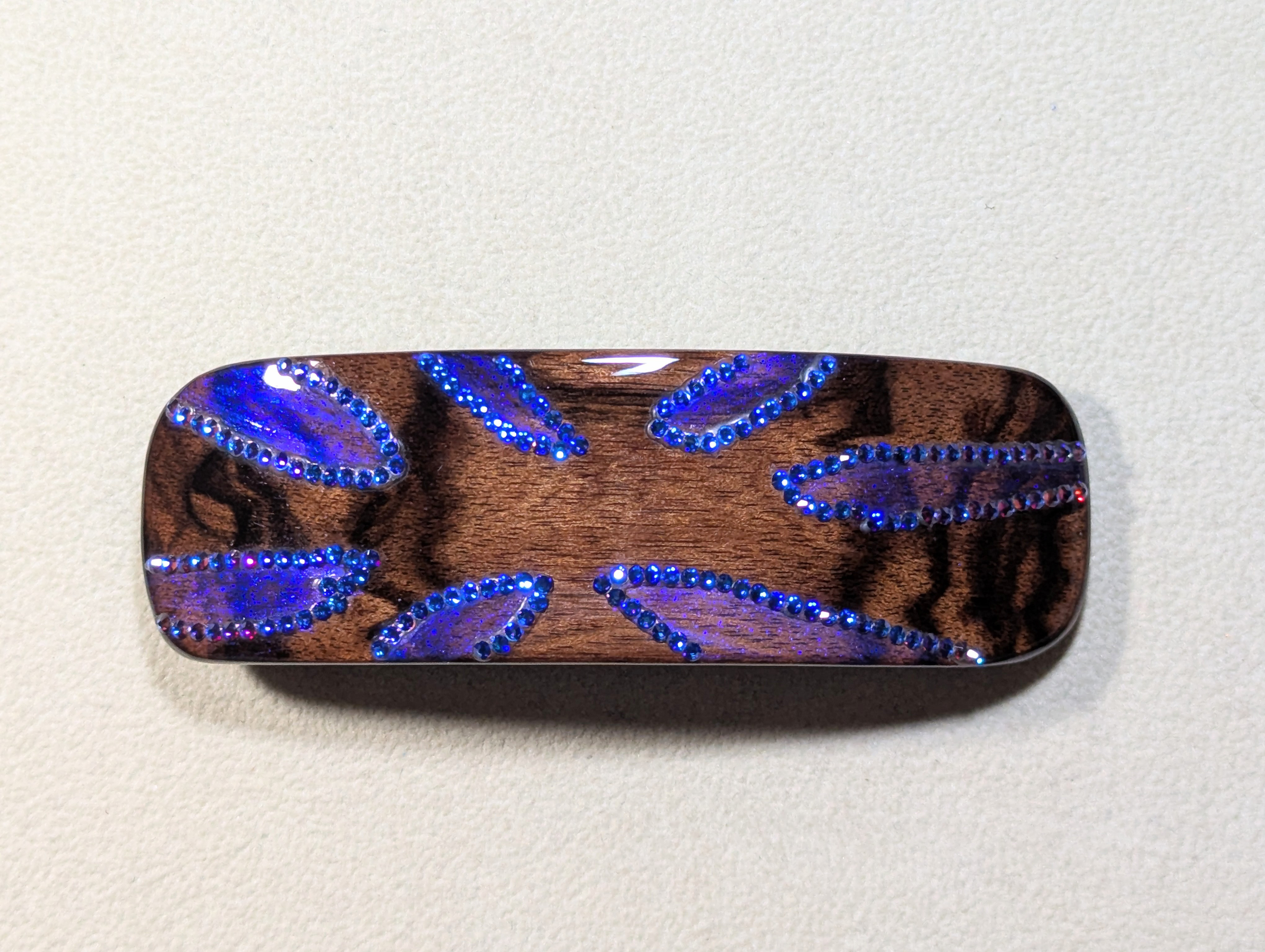 木製　バレッタ