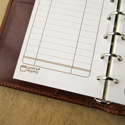 品番：M6-22】ミニ6サイズ / マネーログリフィル：システム手帳