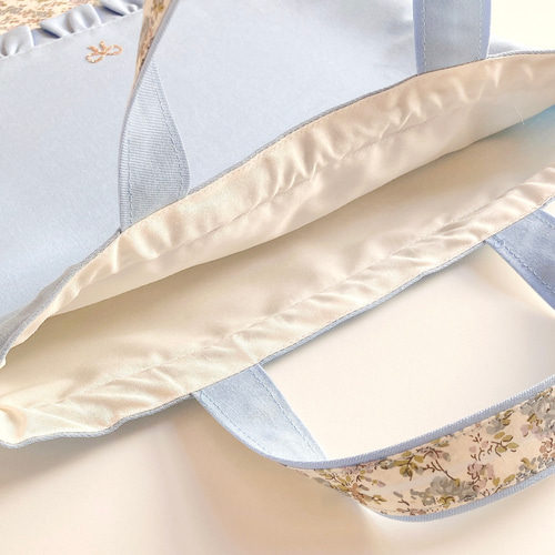 3点セット】Libertyリバティ入園入学グッズ＊ブルー＊クラシカル