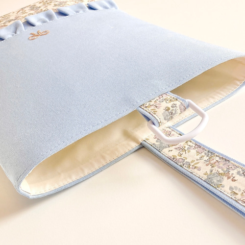 3点セット】Libertyリバティ入園入学グッズ＊ブルー＊クラシカル