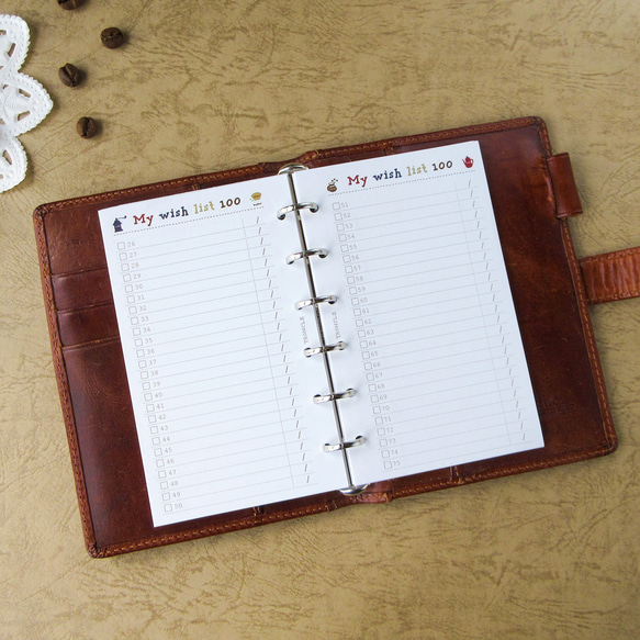 PLANNER M6バインダーリフィルセット PLANNER M6バインダーリフィルセット システム手帳 リフィル M6