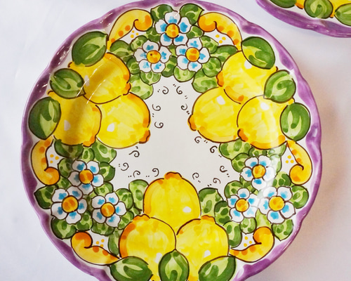 マヨリカ　陶皿 マヨリカ陶皿