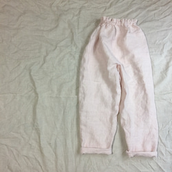 リネンのもんぺ　ペールピンク リネンのもんぺ ペールピンク ロングパンツ nuuMonpe 通販