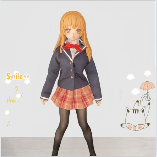 ドール服のオーダーメイド 1/8,1/6BJD GSCねんどろいど オビツ22服