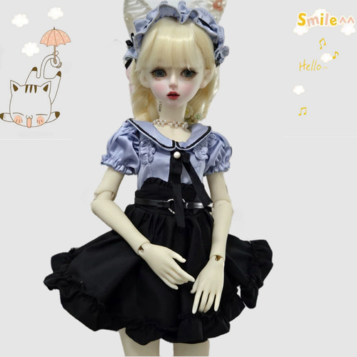 ドール服のオーダーメイド 1/4,1/3BJD ボークス MDD ドルフィー