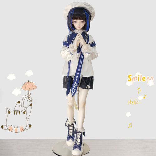 WY23 人形服 ドール服 Buffalo 3分BJD服 白 紳士 貴族服 WY23 人形服