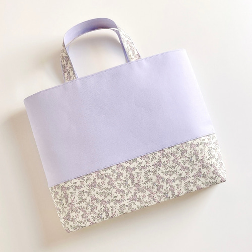 6点セット】Libertyリバティ＊入園入学グッズ＊パープル＊ラベンダー