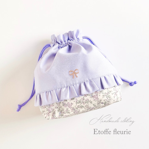 6点セット】Libertyリバティ＊入園入学グッズ＊パープル＊ラベンダー