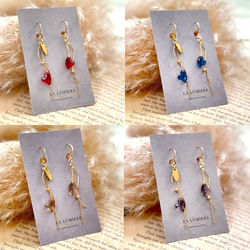 4color！"甘くない♡" 大人ハート ピアス/イヤリング⑅*॰ॱ 6枚目の画像