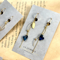 4color！"甘くない♡" 大人ハート ピアス/イヤリング⑅*॰ॱ 3枚目の画像