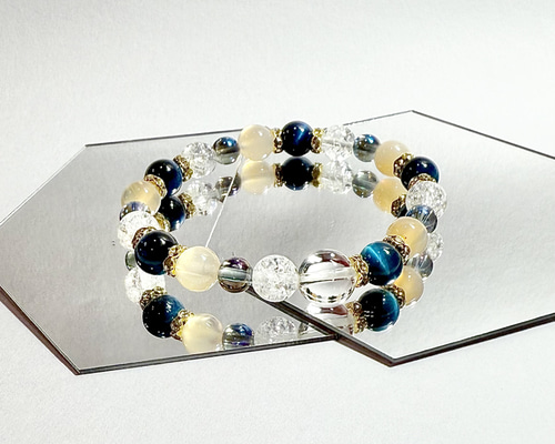 ❄青い宝石♐レクライ⭐️ティミーハーン♉タイのお守り♊プラクルアン✨️ 大好評⭐︎手相鑑定+1000円】ブルーグリーンタイガーアイの青い光沢は