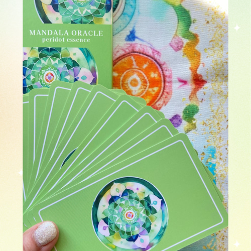 peridot essence マンダラオラクルカード (˘︶˘).｡.:୨୧ 癒しと