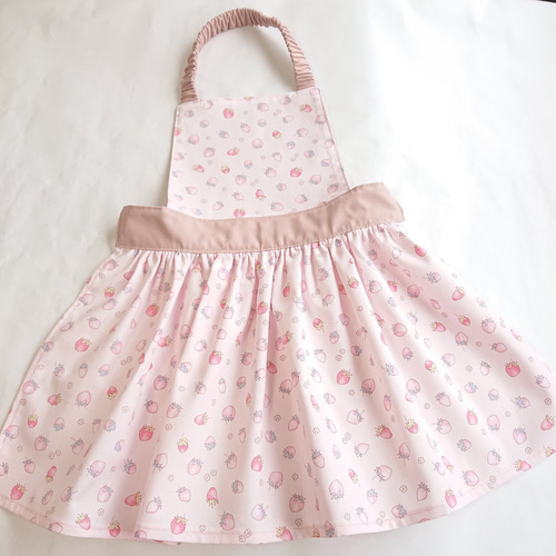一回限り特別価格】子供ギャザーエプロン 三角巾セット