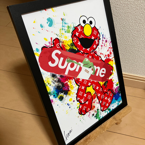 SUPREME type☆オマージュアートインテリアポスター＃142