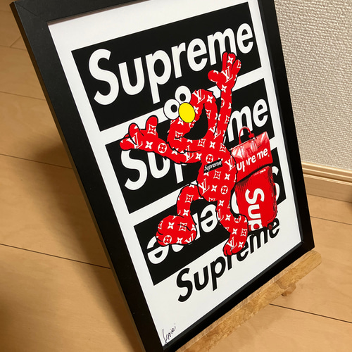 supreme ポスター Supreme Star Design ポスター A2サイズ アートポスター