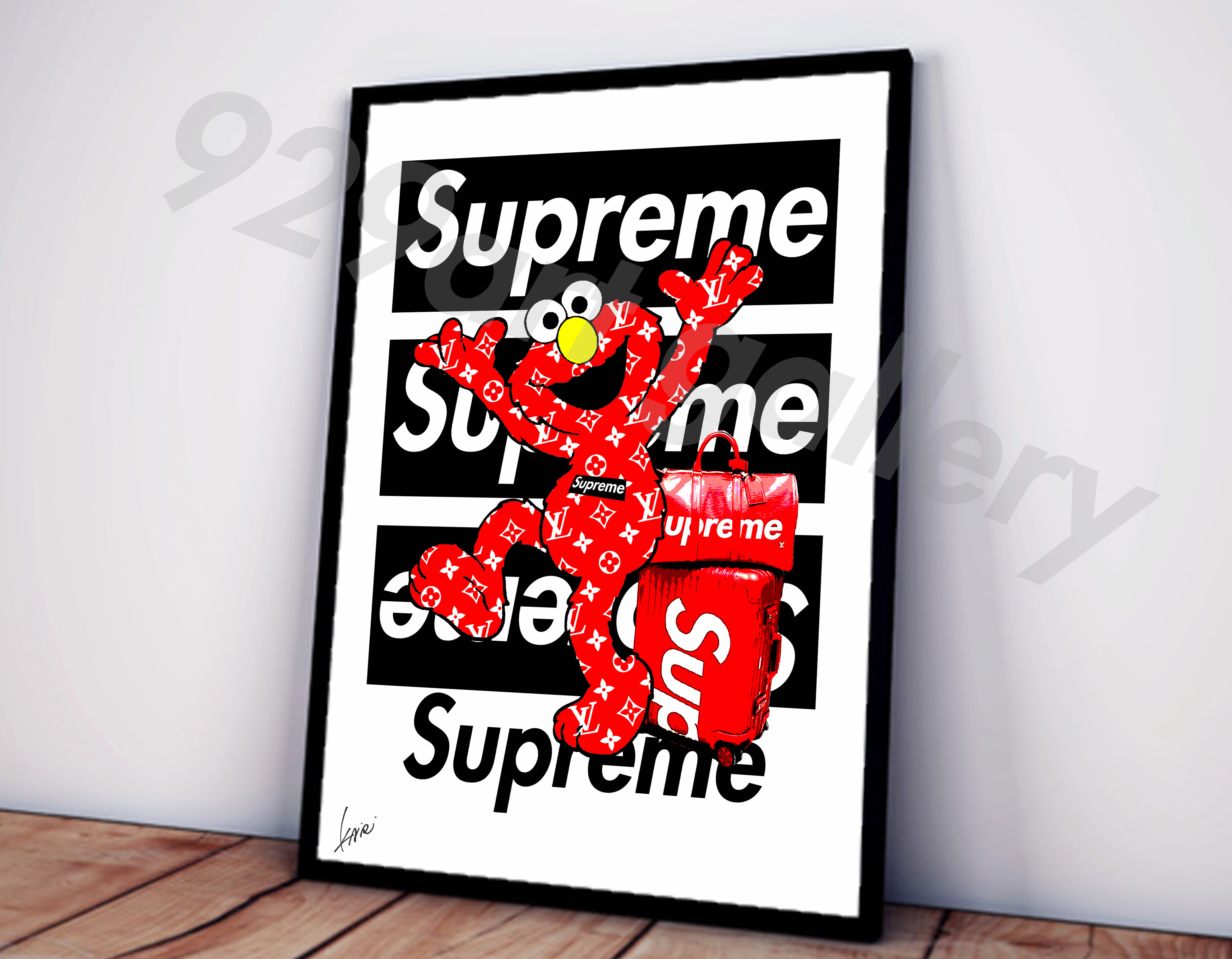 ま*う様 Supreme シュプリーム　ポスター SUPREME type☆オマージュアートインテリアポスター#143