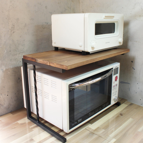 アイアンレンジラック・角鉄ネジり仕様 棚・シェルフ・ラック