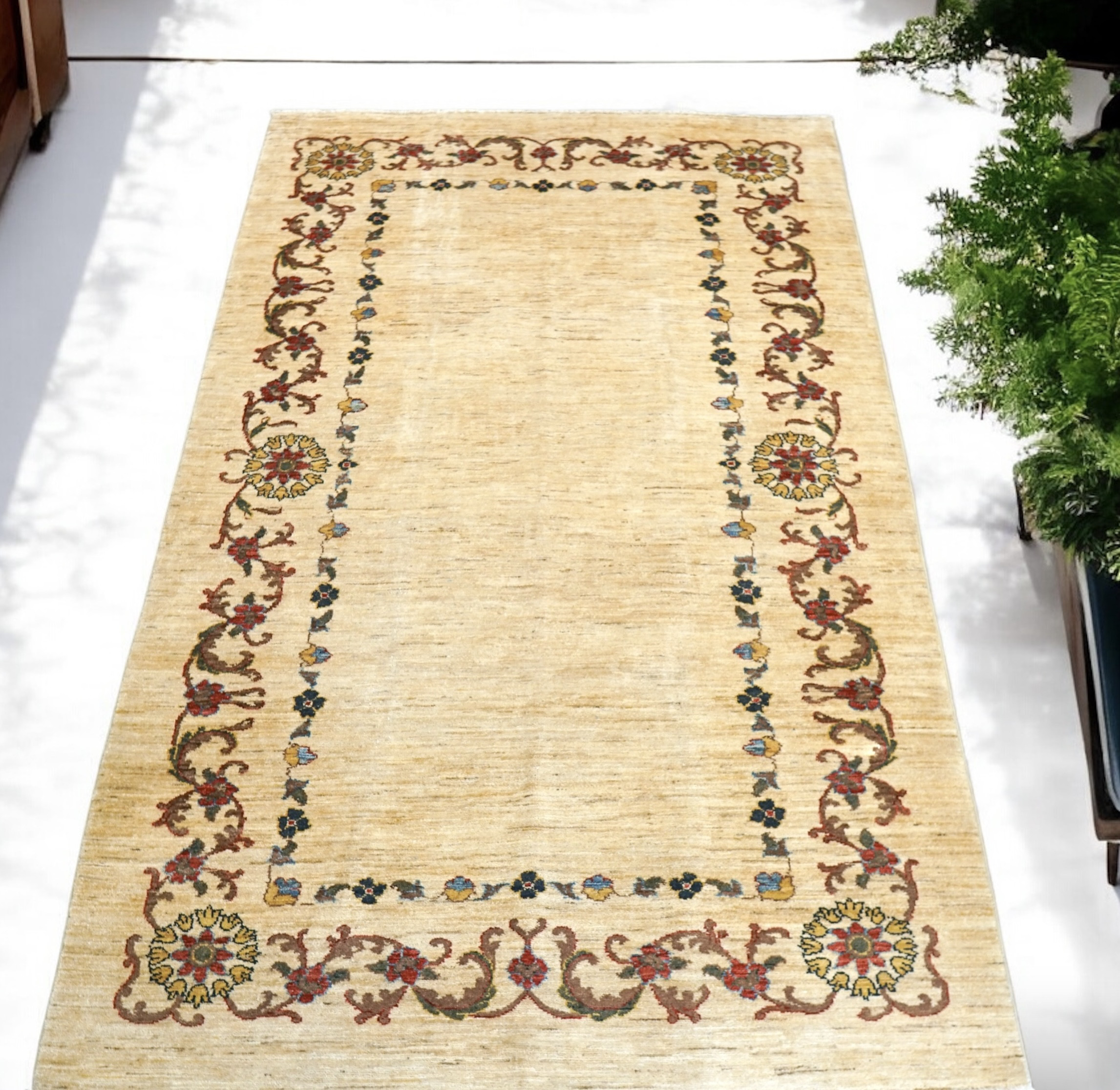 250×152cm  ガズニウール手織りギャッベ