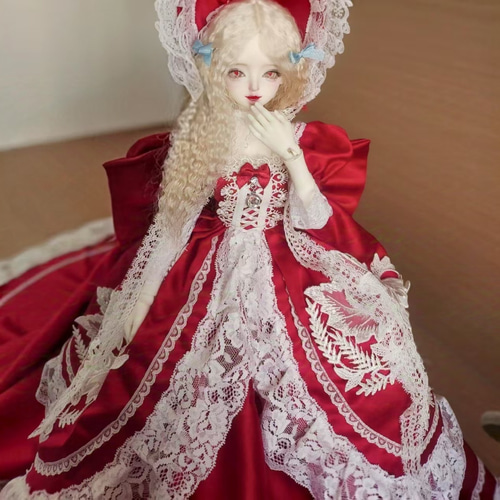 豪華なドレス BJD luts 1/3,1/4,1/6 女性用のスカート ロリータ ドール