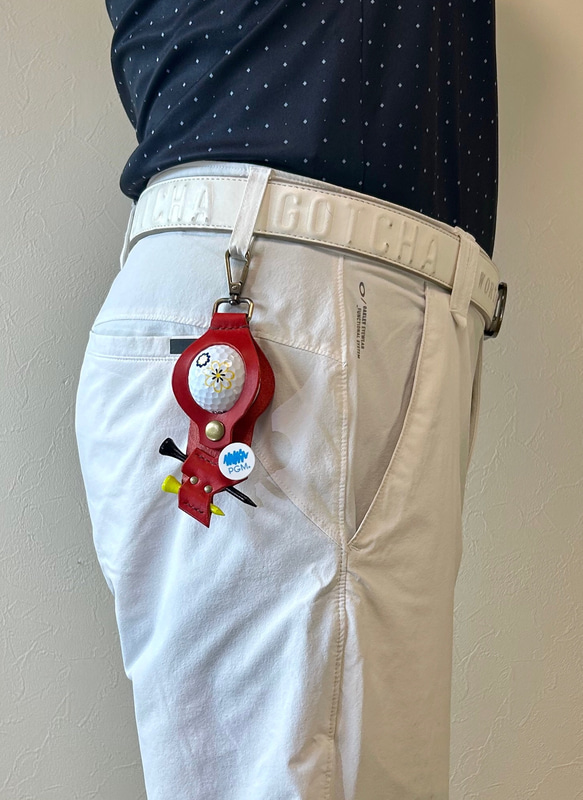 ゴルフボールポーチ☆マーカー＆ティーケース☆TOURTEEPROツアーティー