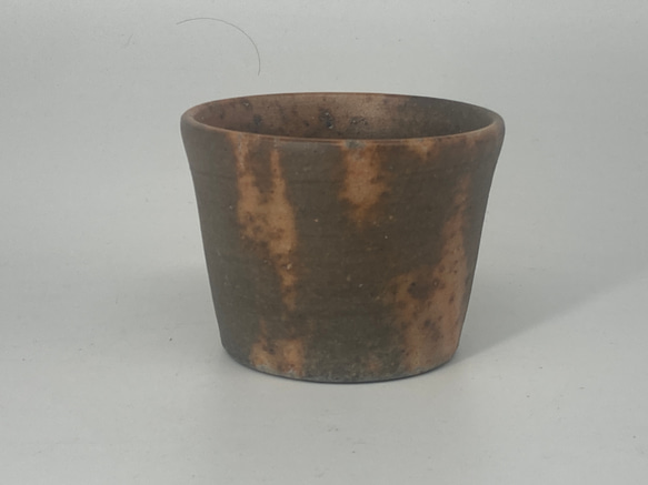 備前焼　青備前　蕎麦猪口　（２）紙箱入り 2枚目の画像