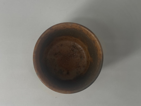 備前焼　青備前　蕎麦猪口　（２）紙箱入り 5枚目の画像