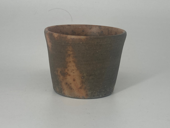 備前焼　青備前　蕎麦猪口　（２）紙箱入り 4枚目の画像