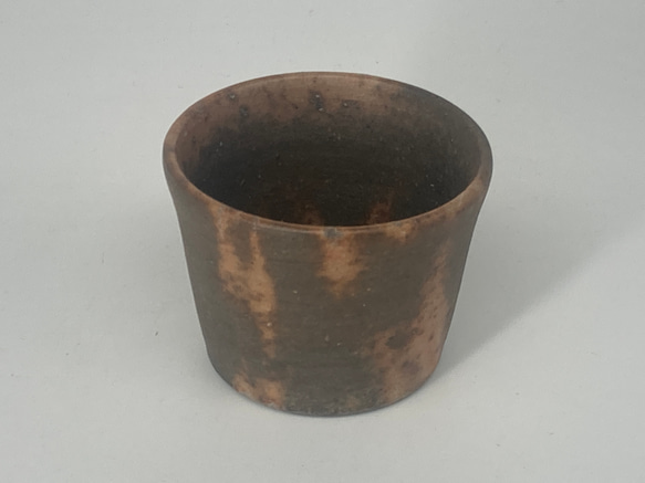 備前焼　青備前　蕎麦猪口　（２）紙箱入り 1枚目の画像