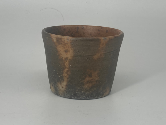 備前焼　青備前　蕎麦猪口　（２）紙箱入り 3枚目の画像