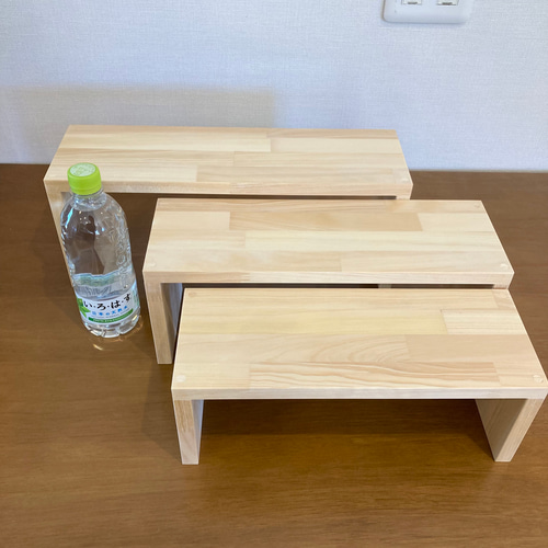 三つ子のコの字ラック ライト 棚・シェルフ・ラック shima craft 通販