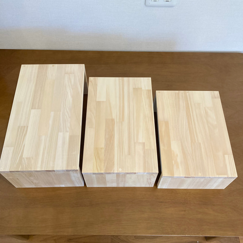 三つ子のコの字ラック ライト 棚・シェルフ・ラック shima craft 通販