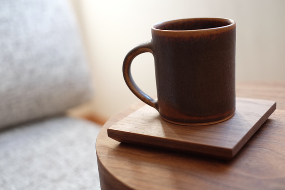 ソーサー小 （ウォールナット） その他インテリア雑貨 bow