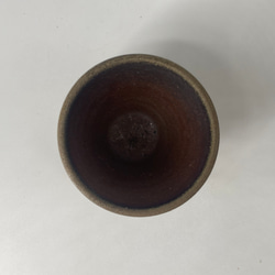 備前焼　蕎麦猪口　ごま　（１）紙箱入り 5枚目の画像