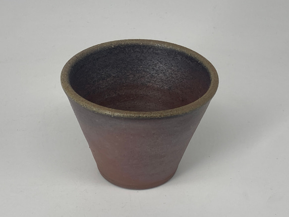 備前焼　蕎麦猪口　ごま　（１）紙箱入り 1枚目の画像