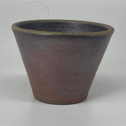 備前焼　蕎麦猪口　ごま　（１）紙箱入り 2枚目の画像