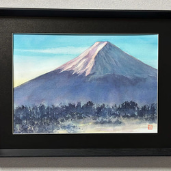 水彩アート「江戸切子と果実　弐」1点物、手描き、真筆。 水彩アート「江戸切子と果実 弐」B5手描き原画、1点物