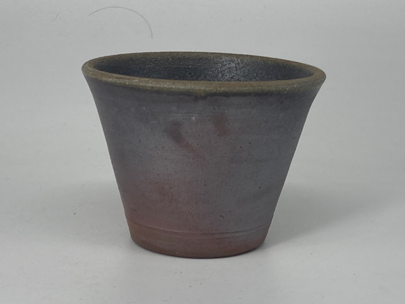 備前焼　蕎麦猪口　ごま　（２）紙箱入り 3枚目の画像