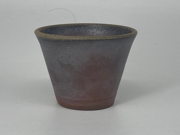 備前焼　蕎麦猪口　ごま　（２）紙箱入り 4枚目の画像