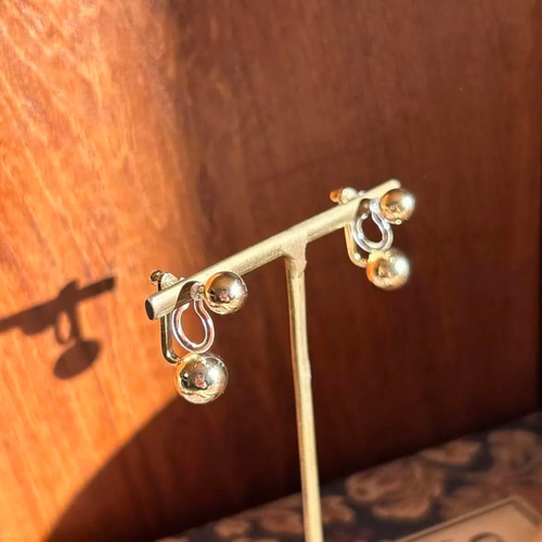 18kgp◇Gold ball earrings ゴールド ボール イヤリング ピアス