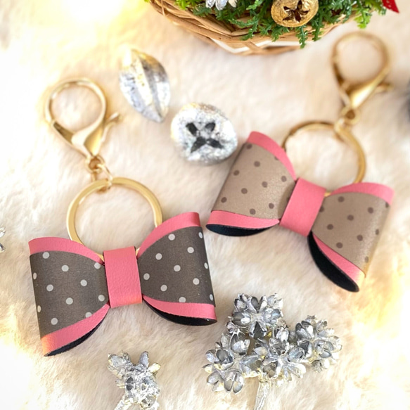 ピンク 反射板 リフレクター キーホルダー 大人かわいい バッグ