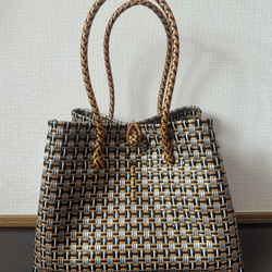 プラカゴ　メルカド　トートバッグ　パサール　模様編み　細あみ　Lサイズ 1167 プラカゴ メルカド トートバッグ パサール 模様編み 細あみ L