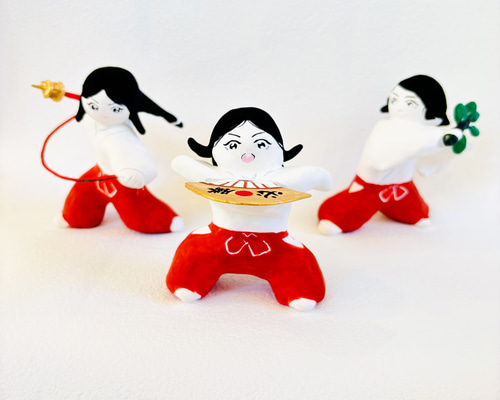 張り子人形　創作張り子　チャンスの神様 神様のオブジェ風 張り子人形」 - あらゐけいいち「CITY」グッズ